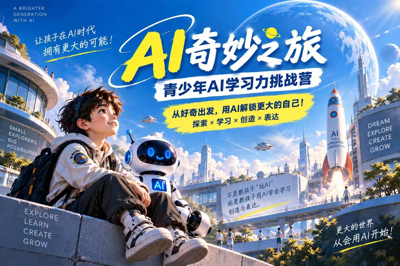 AI奇妙之旅:青少年AI学习力挑战营
